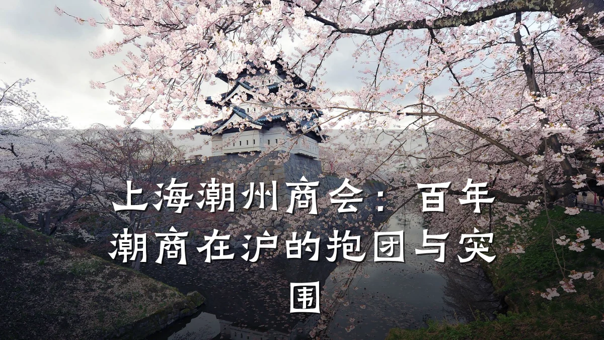 上海潮州商会：百年潮商在沪的抱团与突围