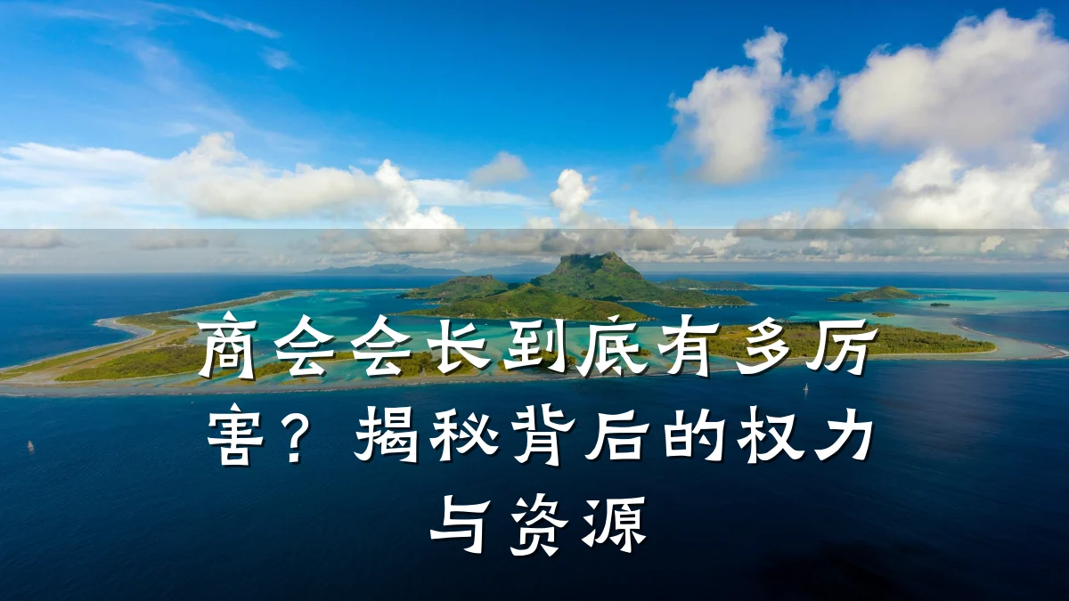 商会会长到底有多厉害?揭秘背后的权力与资源