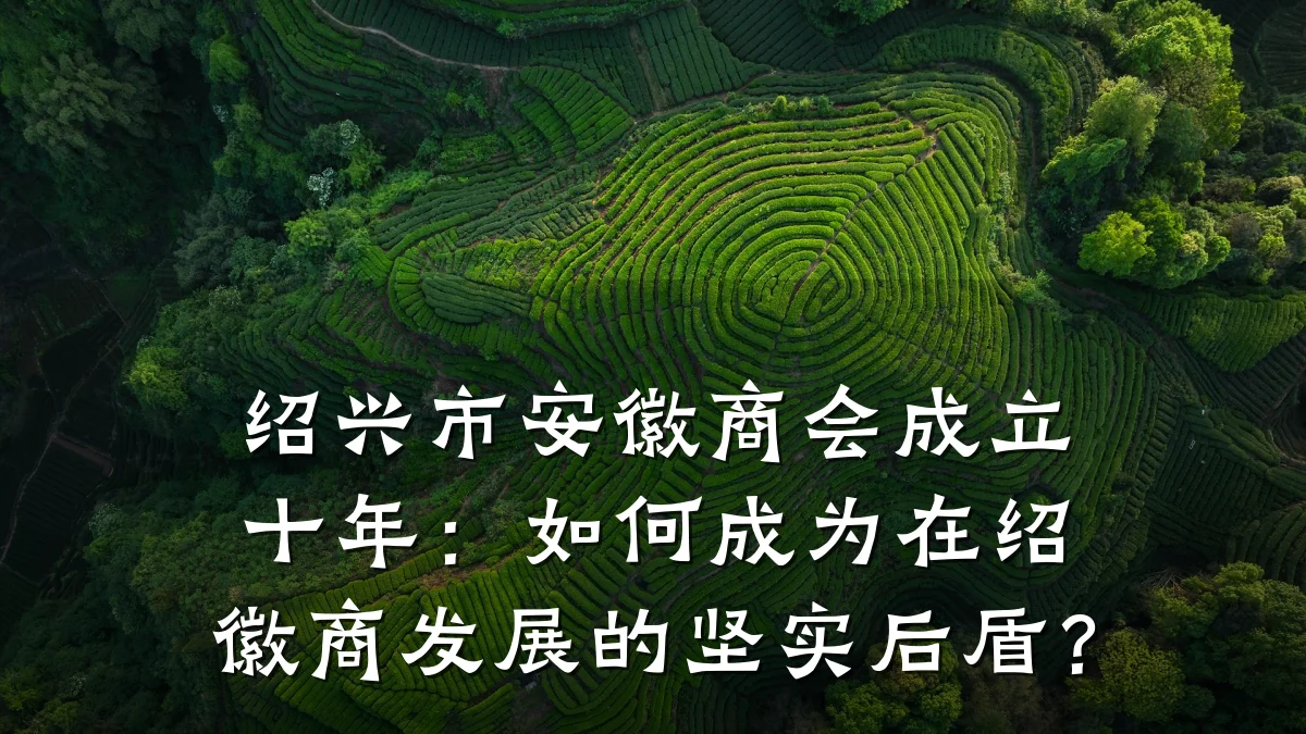 绍兴市安徽商会成立十年:如何成为在绍徽商发展的坚实后盾?