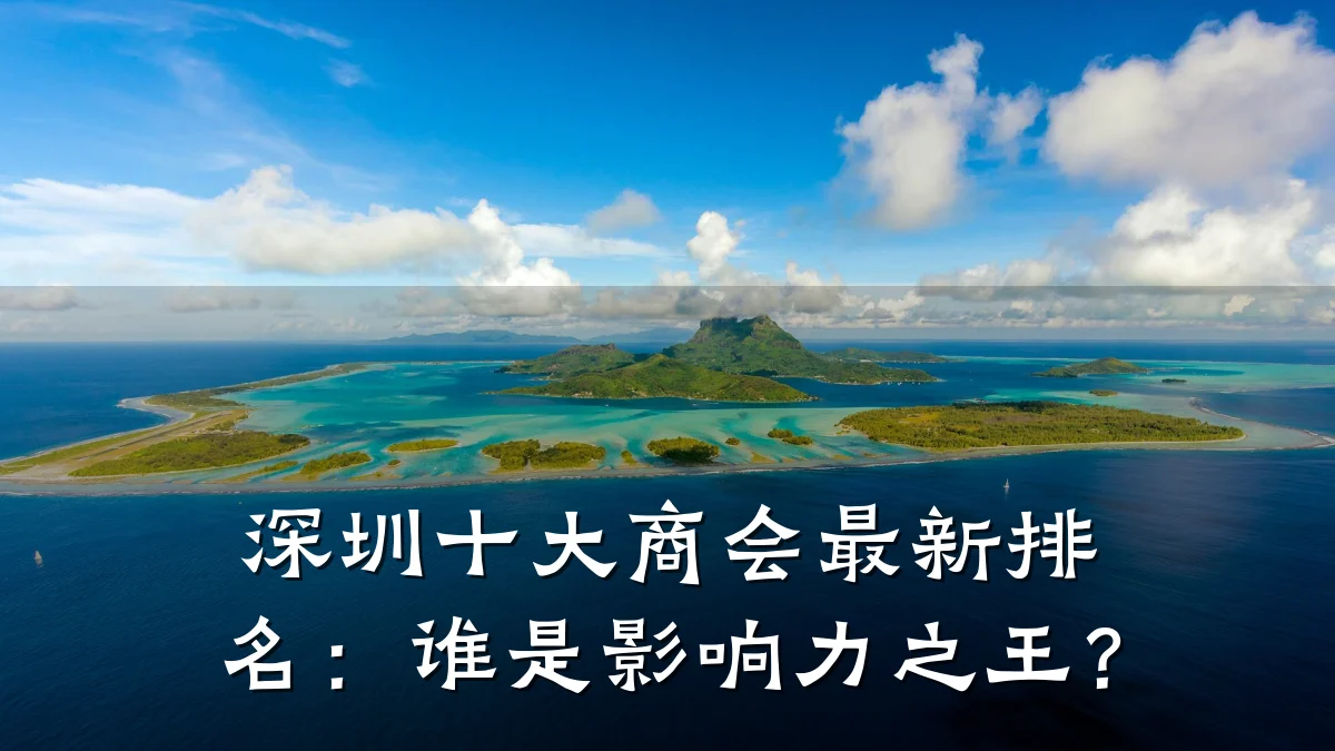 深圳十大商会最新排名:谁是影响力之王?