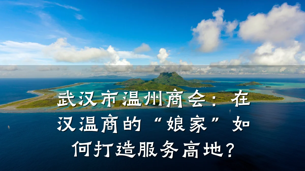 武汉市温州商会:在汉温商的“娘家”如何打造服务高地?
