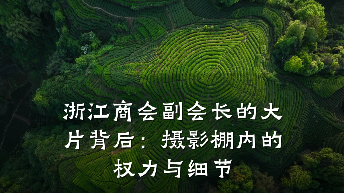 浙江商会副会长的大片背后：摄影棚内的权力与细节