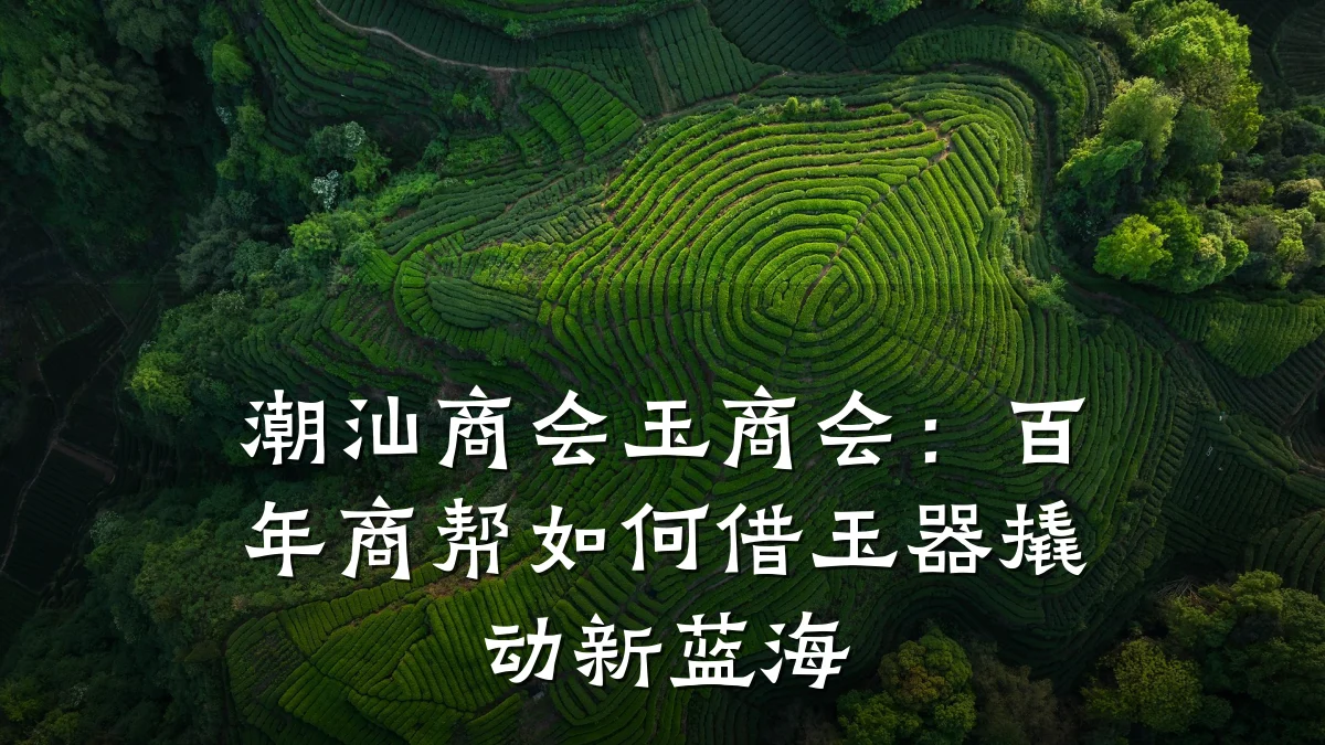 潮汕商会玉商会:百年商帮如何借玉器撬动新蓝海