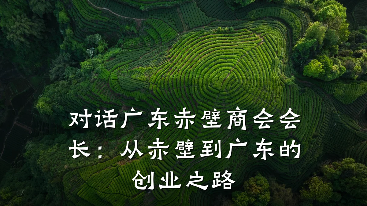 对话广东赤壁商会会长：从赤壁到广东的创业之路