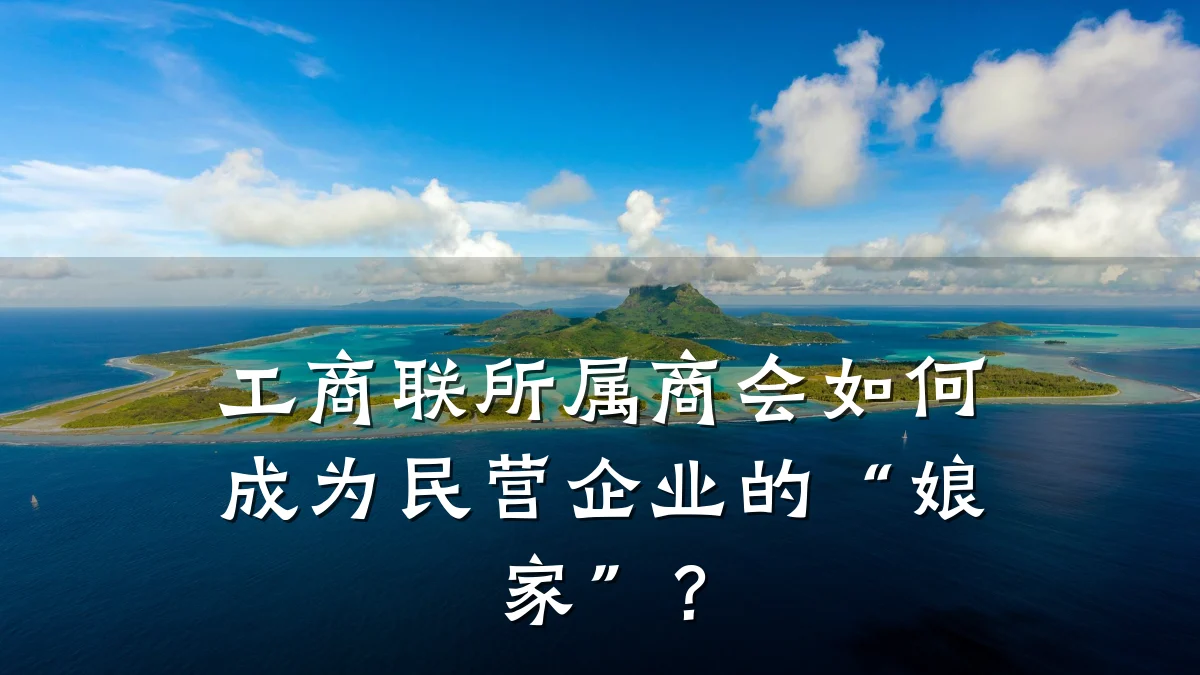 工商联所属商会如何成为民营企业的“娘家”?