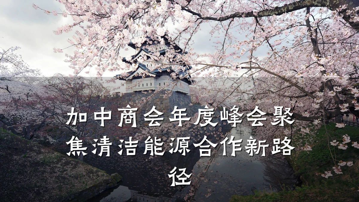 加中商会年度峰会聚焦清洁能源合作新路径