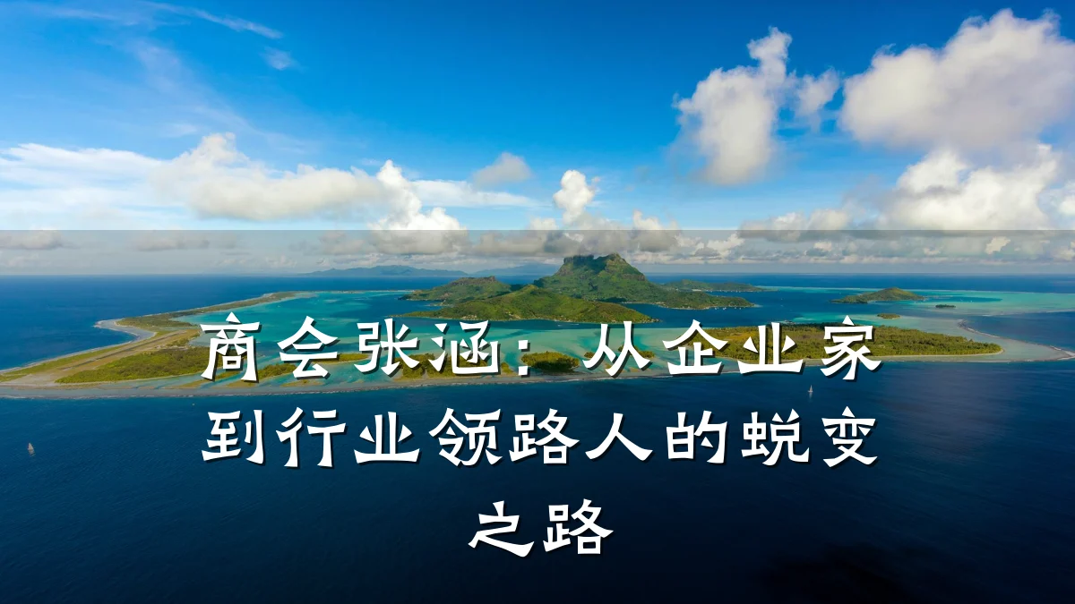 商会张涵:从企业家到行业领路人的蜕变之路