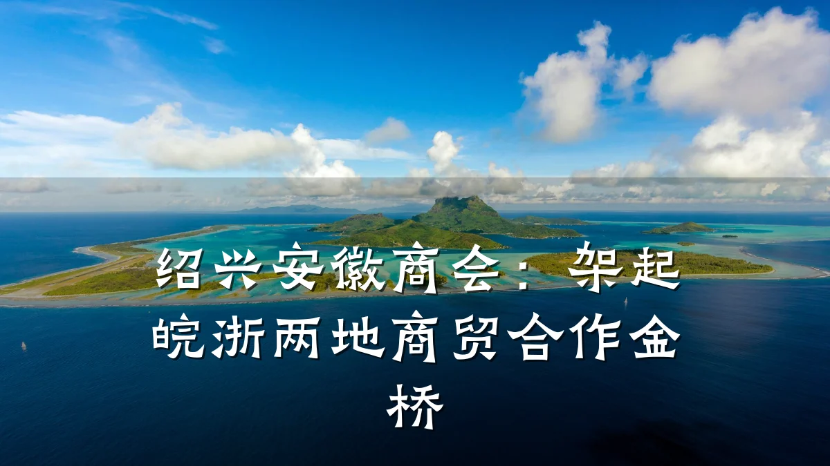 绍兴安徽商会:架起皖浙两地商贸合作金桥