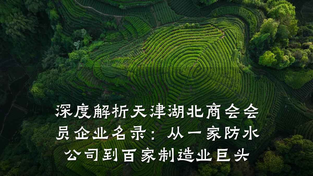 深度解析天津湖北商会会员企业名录:从一家防水公司到百家制造业巨头