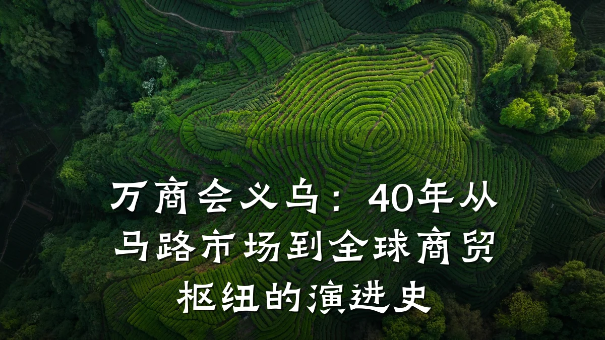 万商会义乌:40年从马路市场到全球商贸枢纽的演进史