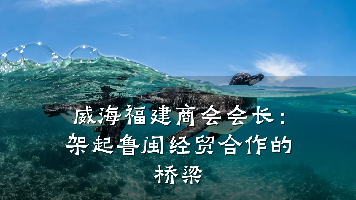 威海福建商会会长：架起鲁闽经贸合作的桥梁