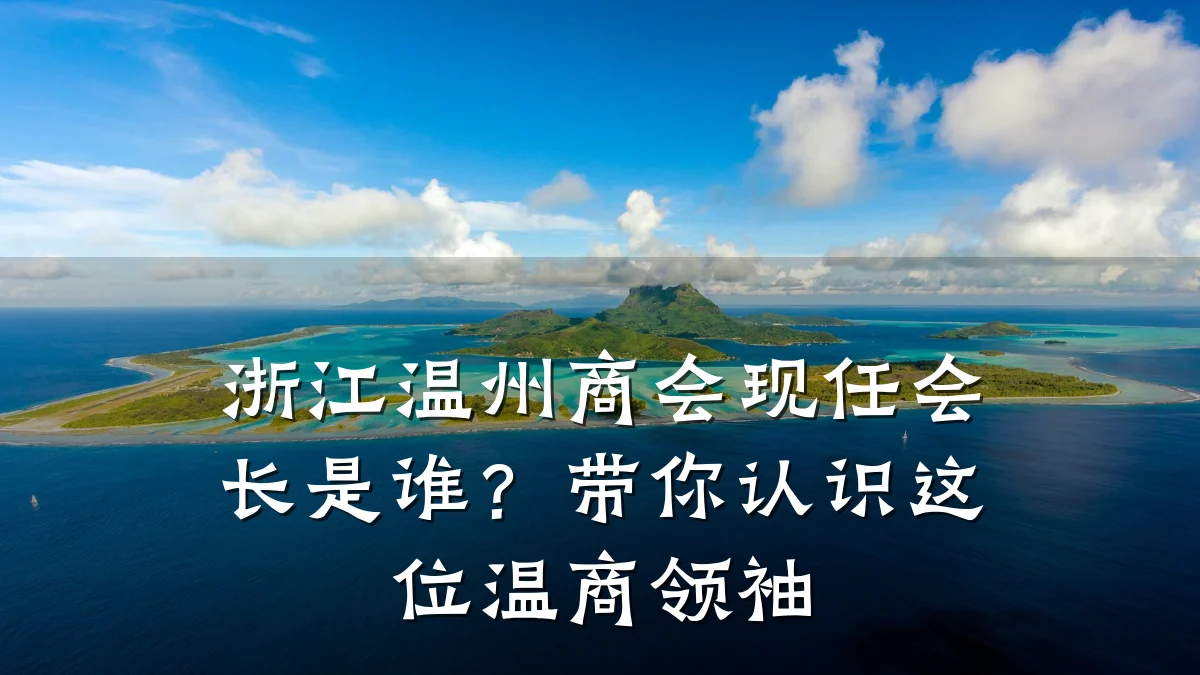 浙江温州商会现任会长是谁?带你认识这位温商领袖