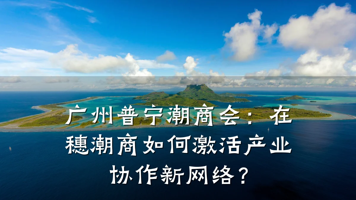 广州普宁潮商会:在穗潮商如何激活产业协作新网络?