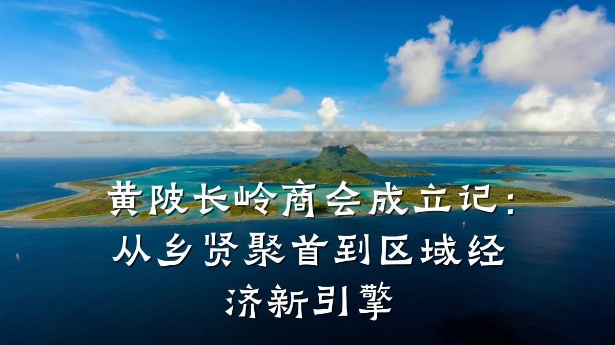 黄陂长岭商会成立记:从乡贤聚首到区域经济新引擎