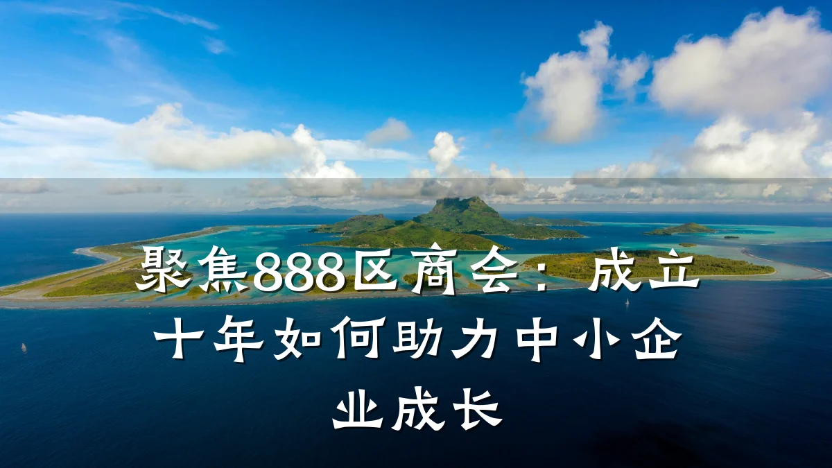 聚焦888区商会:成立十年如何助力中小企业成长