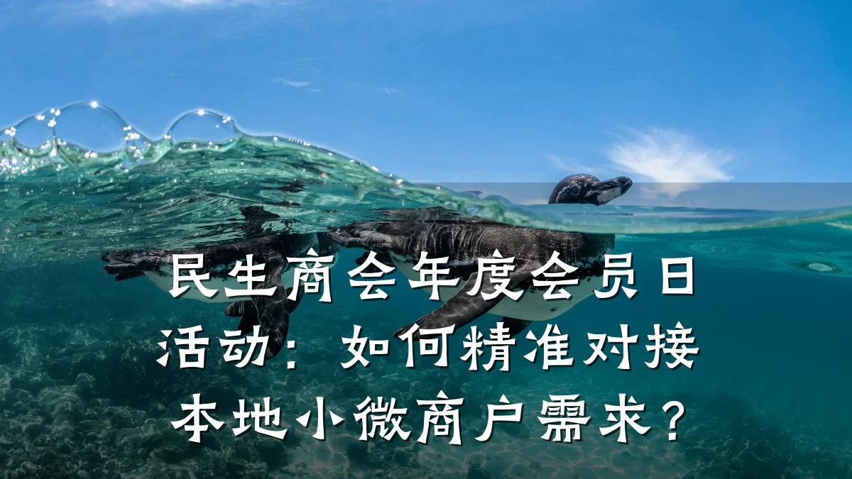 民生商会年度会员日活动:如何精准对接本地小微商户需求?