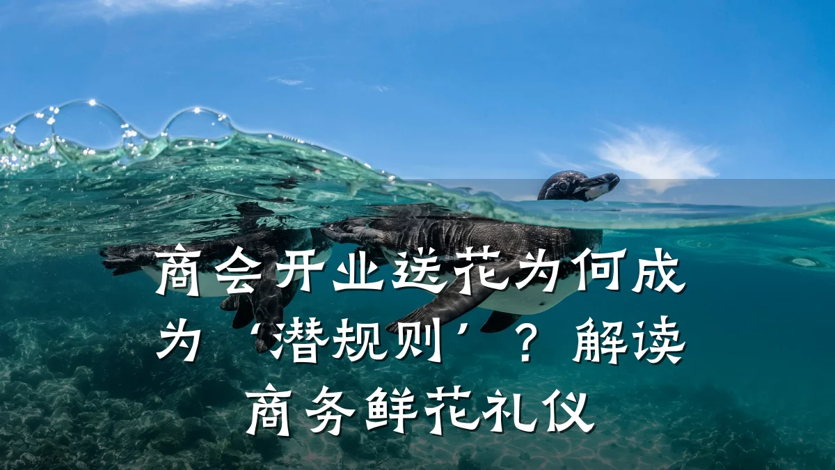 商会开业送花为何成为‘潜规则’?解读商务鲜花礼仪