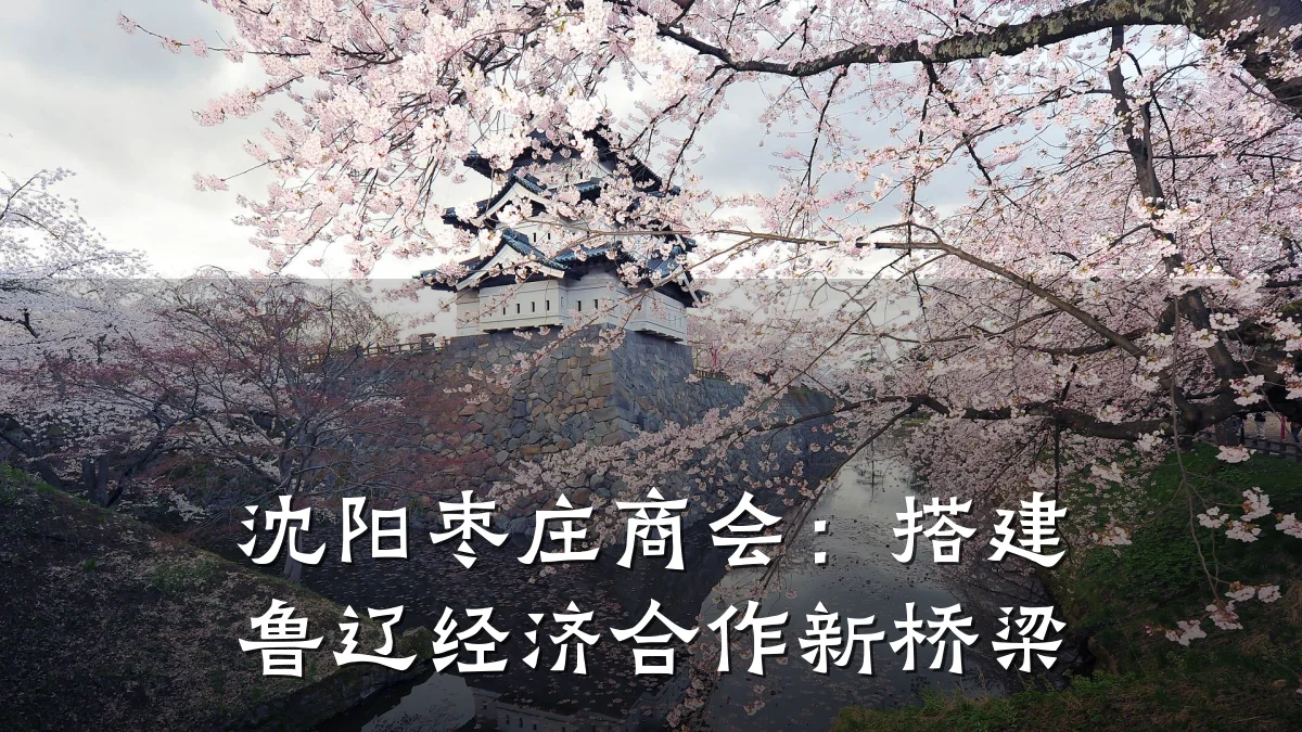 沈阳枣庄商会:搭建鲁辽经济合作新桥梁