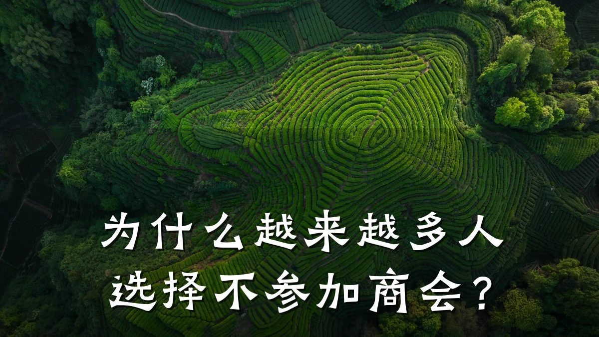 为什么越来越多人选择不参加商会？