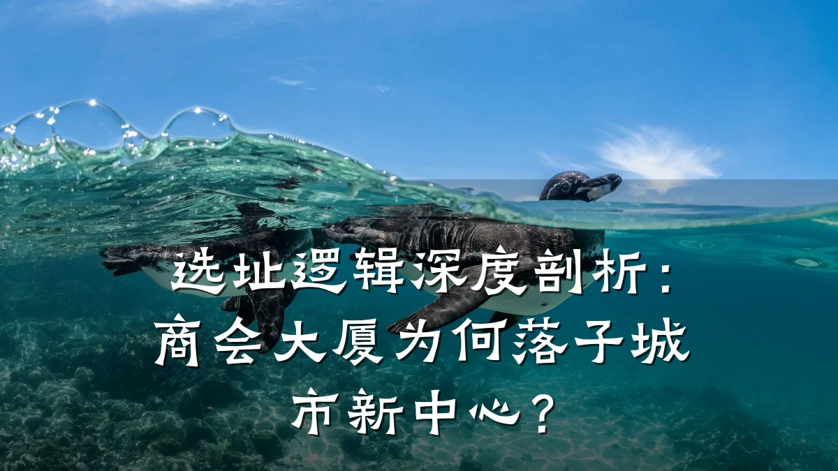 选址逻辑深度剖析:商会大厦为何落子城市新中心?