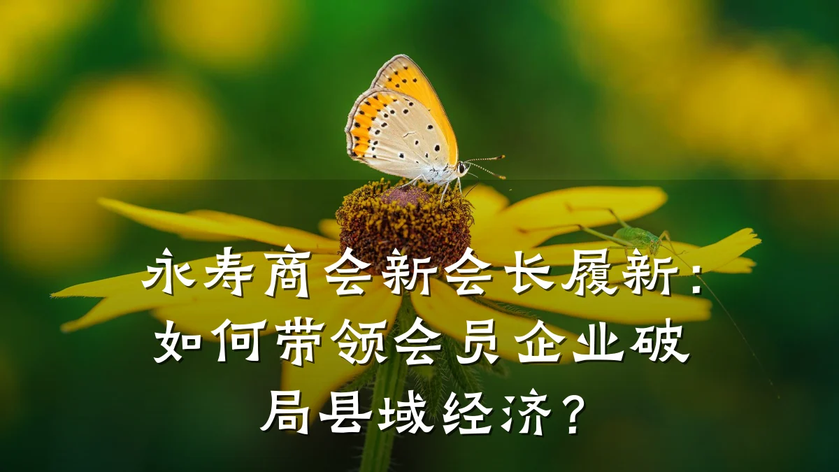 永寿商会新会长履新:如何带领会员企业破局县域经济?