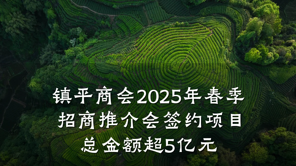 镇平商会2025年春季招商推介会签约项目总金额超5亿元