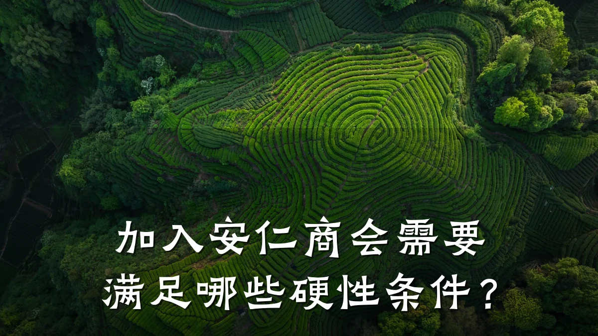 加入安仁商会需要满足哪些硬性条件?