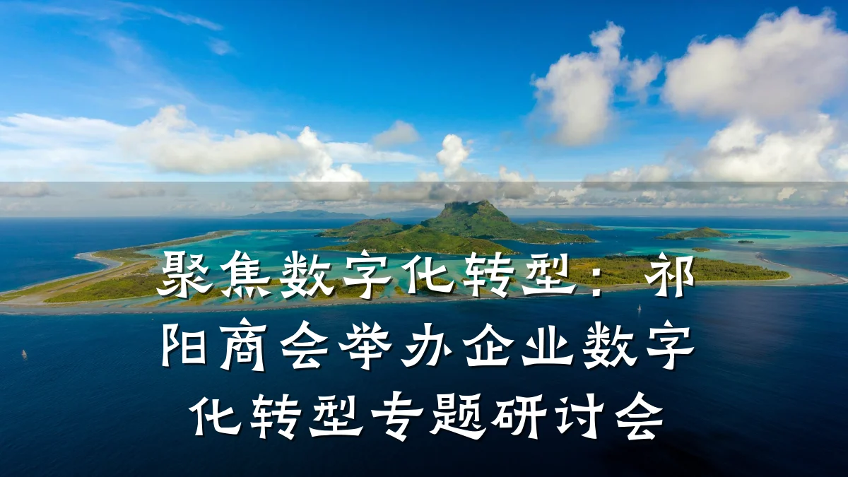 聚焦数字化转型：祁阳商会举办企业数字化转型专题研讨会