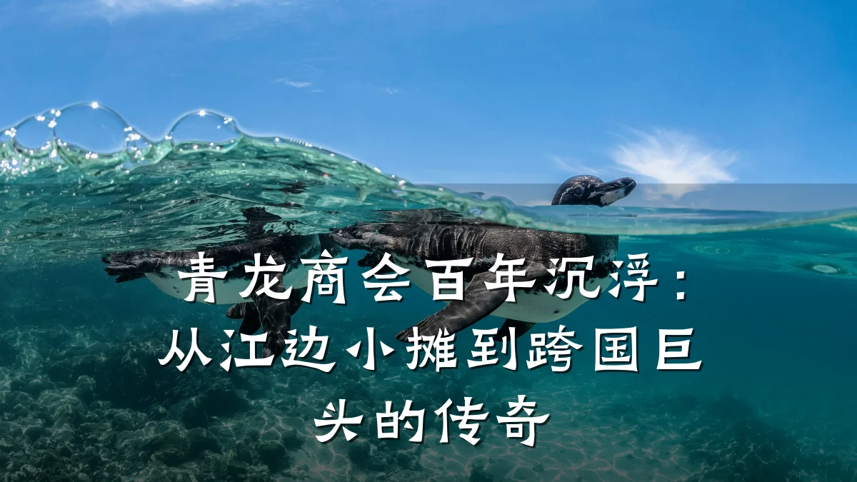 青龙商会百年沉浮:从江边小摊到跨国巨头的传奇