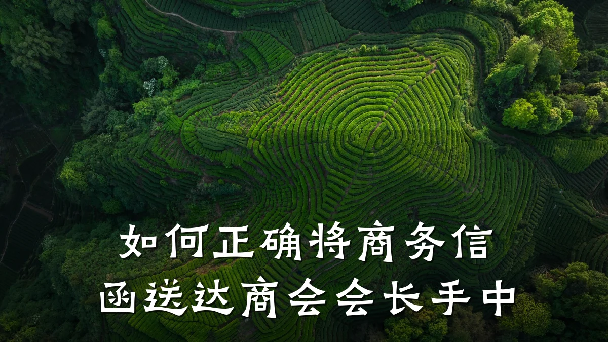 如何正确将商务信函送达商会会长手中