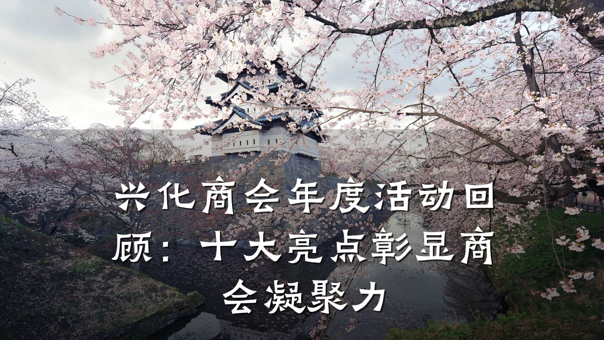 兴化商会年度活动回顾:十大亮点彰显商会凝聚力