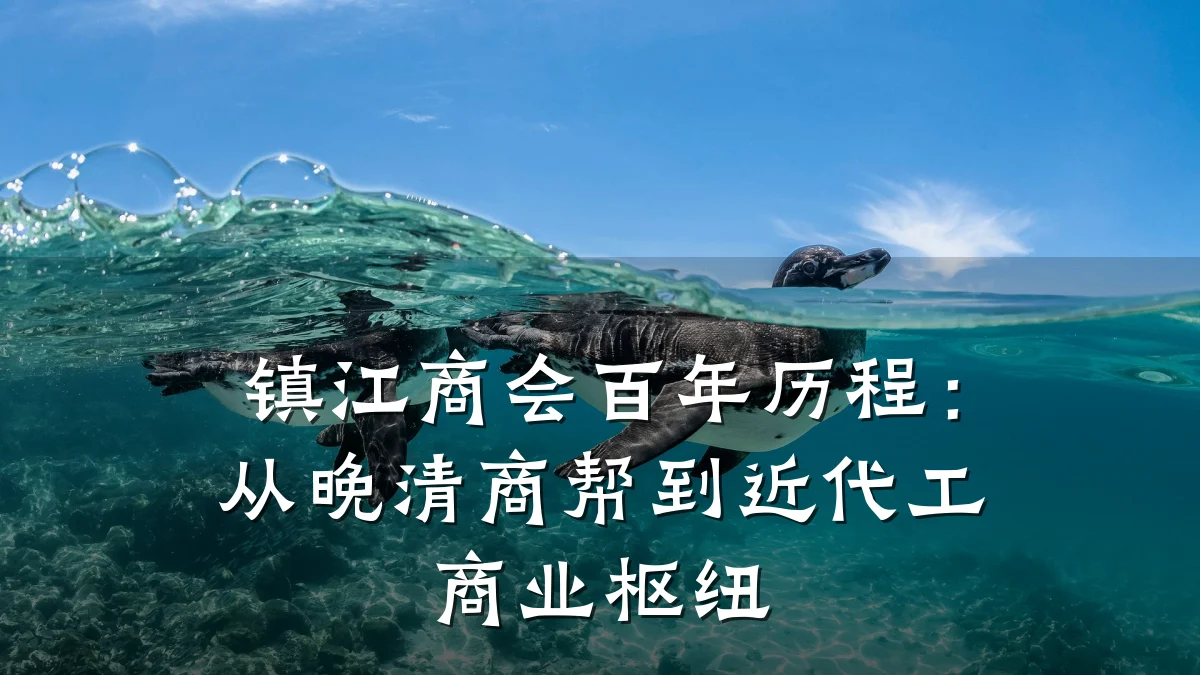 镇江商会百年历程：从晚清商帮到近代工商业枢纽