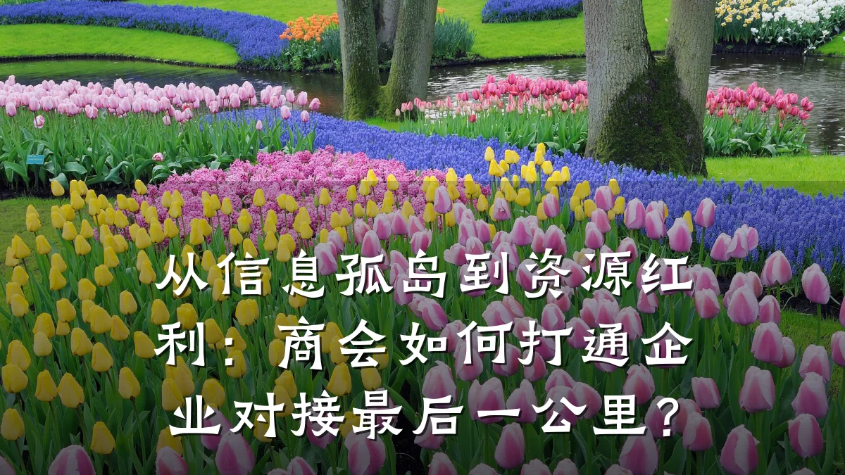 从信息孤岛到资源红利：商会如何打通企业对接最后一公里？