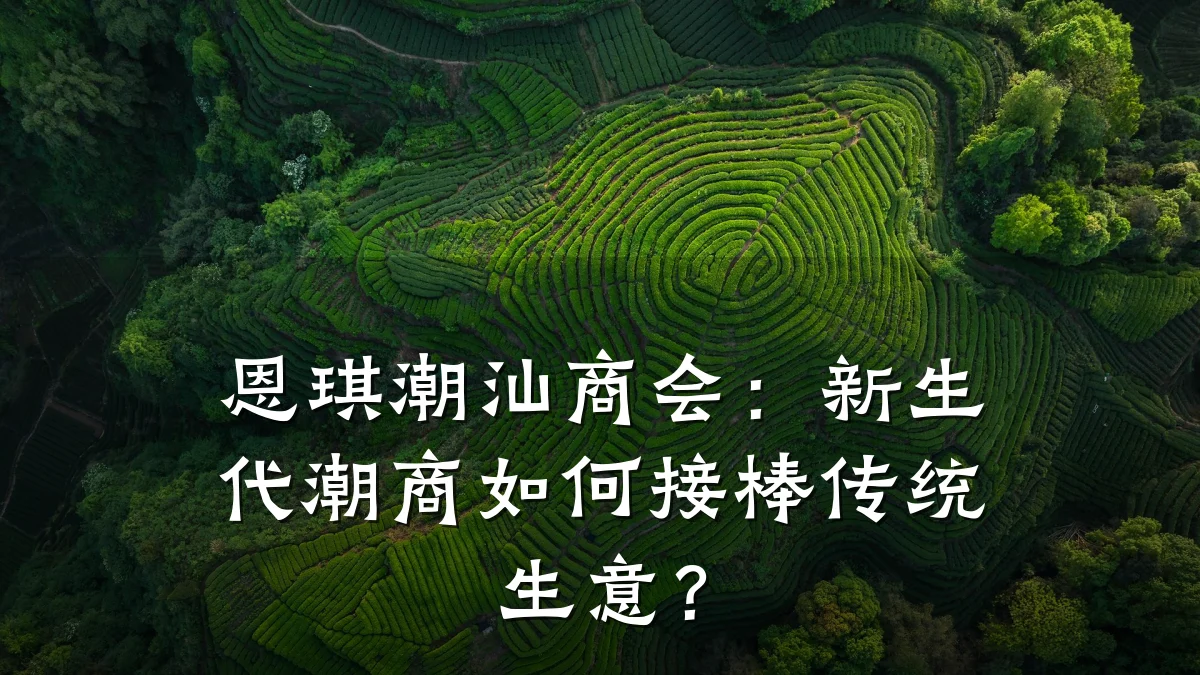恩琪潮汕商会:新生代潮商如何接棒传统生意?