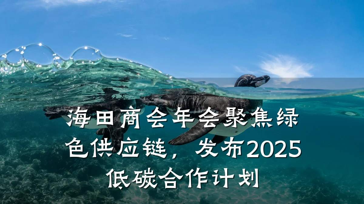 海田商会年会聚焦绿色供应链,发布2025低碳合作计划