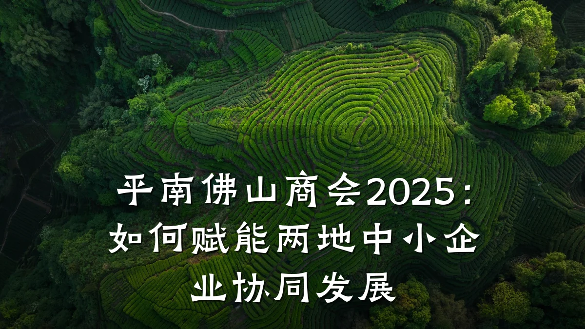平南佛山商会2025:如何赋能两地中小企业协同发展