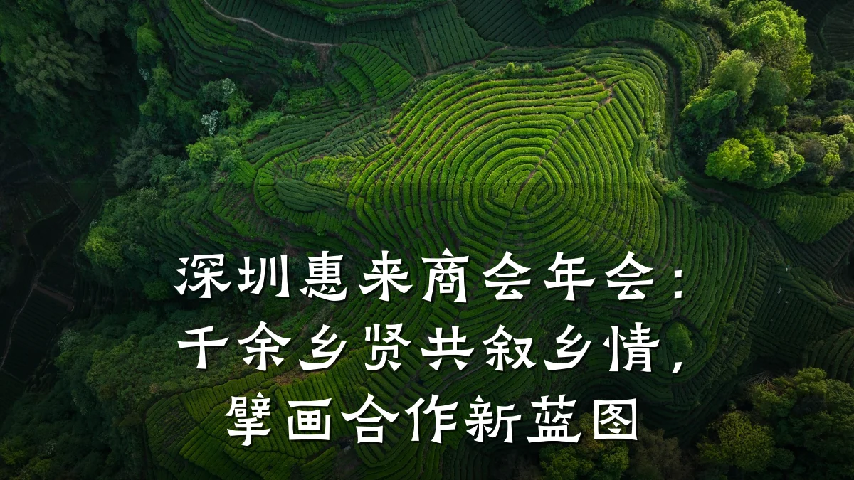 深圳惠来商会年会:千余乡贤共叙乡情,擘画合作新蓝图