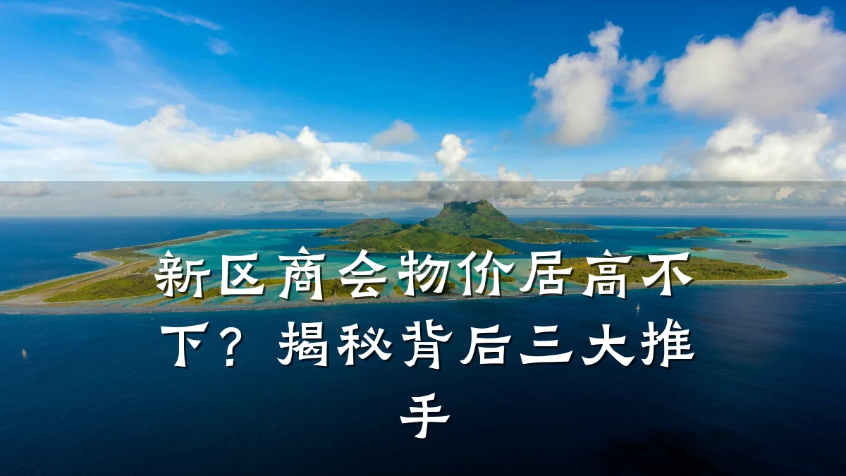 新区商会物价居高不下?揭秘背后三大推手