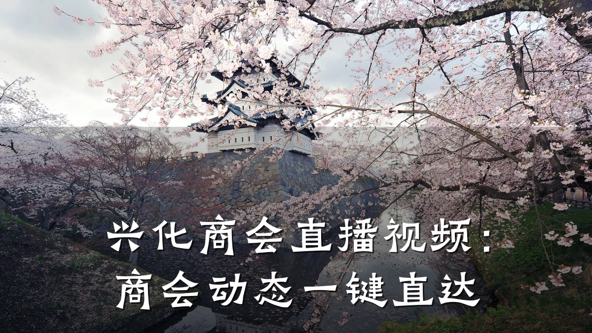 兴化商会直播视频:商会动态一键直达