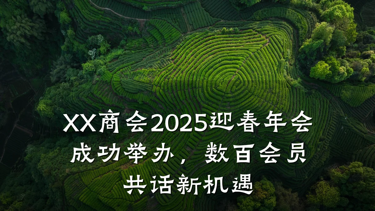 XX商会2025迎春年会成功举办,数百会员共话新机遇