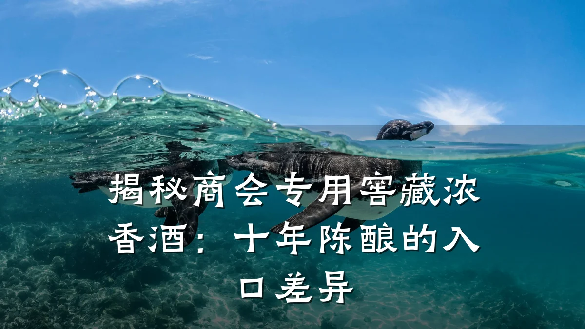 揭秘商会专用窖藏浓香酒:十年陈酿的入口差异