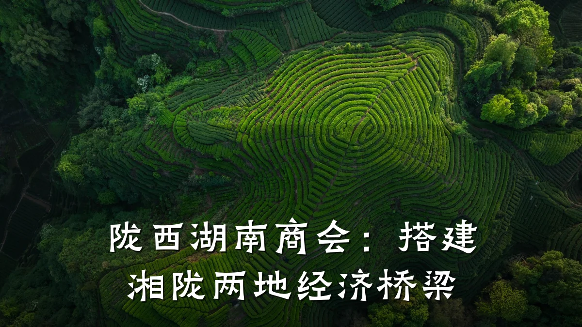 陇西湖南商会:搭建湘陇两地经济桥梁
