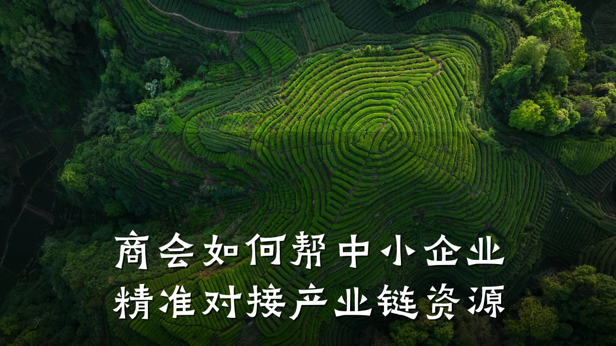 商会如何帮中小企业精准对接产业链资源