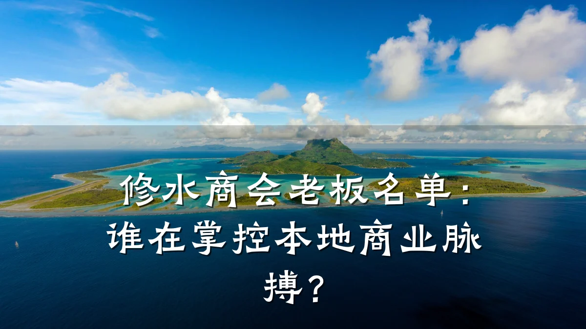 修水商会老板名单：谁在掌控本地商业脉搏？
