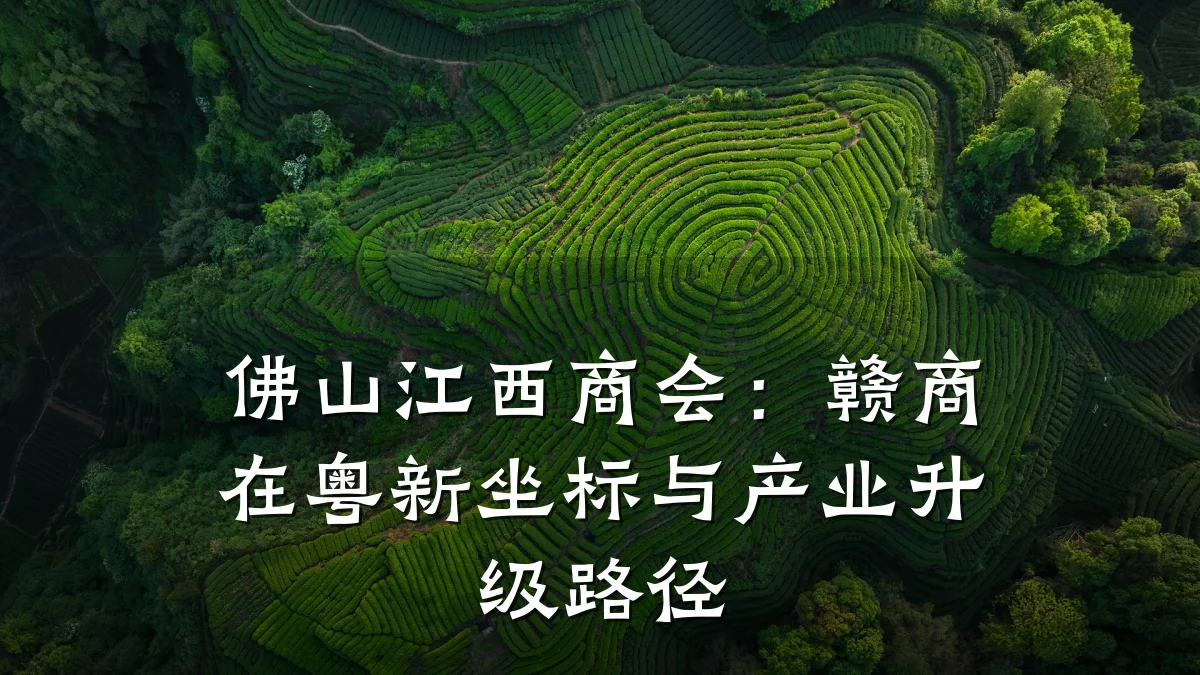 佛山江西商会:赣商在粤新坐标与产业升级路径