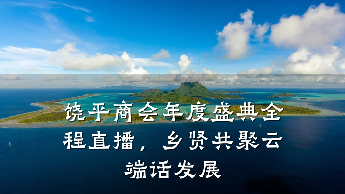 饶平商会年度盛典全程直播,乡贤共聚云端话发展