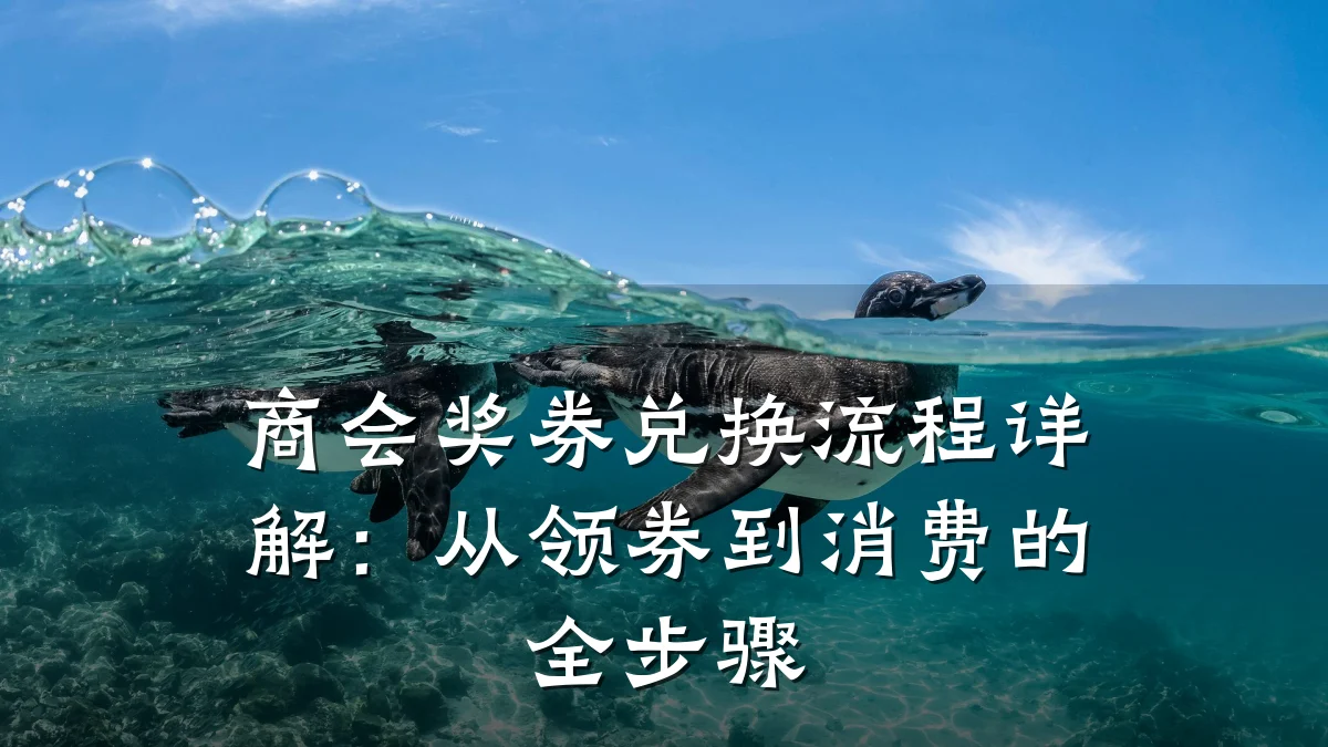 商会奖券兑换流程详解:从领券到消费的全步骤