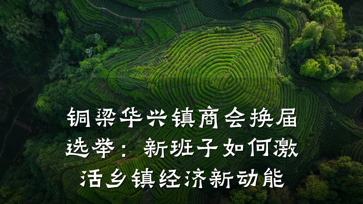 铜梁华兴镇商会换届选举：新班子如何激活乡镇经济新动能
