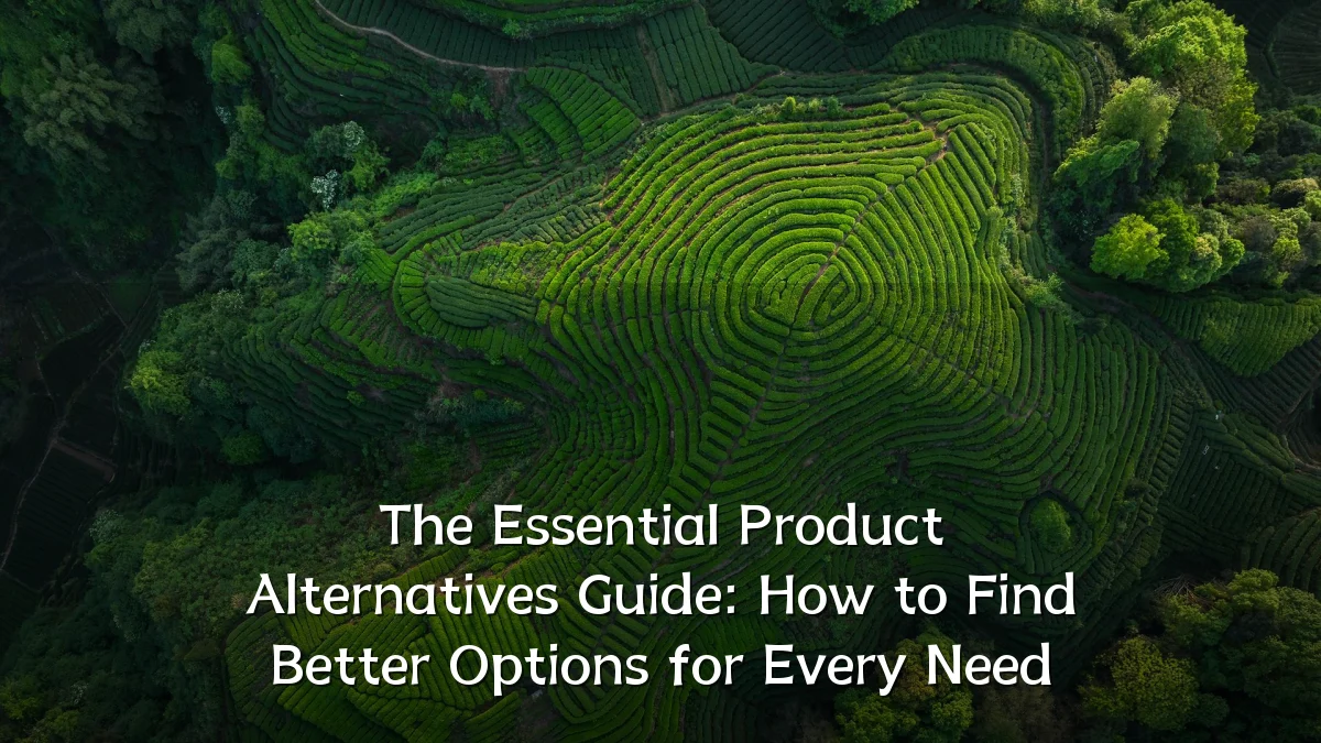 The Essential Product Alternatives Guide: How to Find Better Options for Every Need