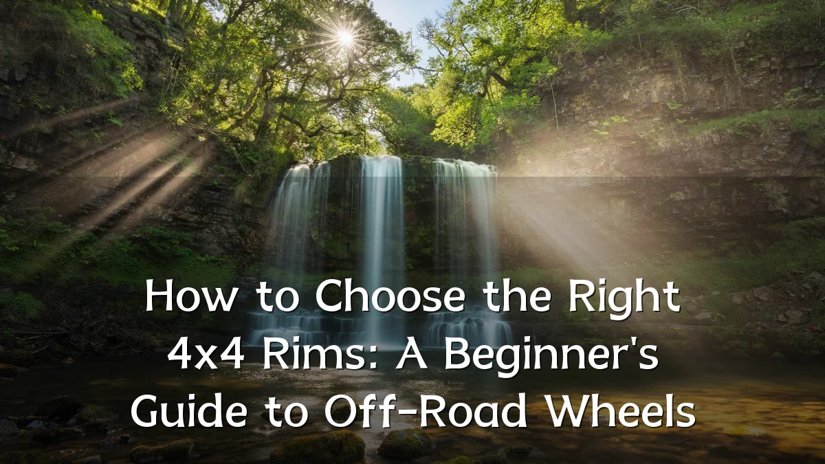 How to Choose the Right 4x4 Rims: A Beginner's Guide to Off-Road Wheels